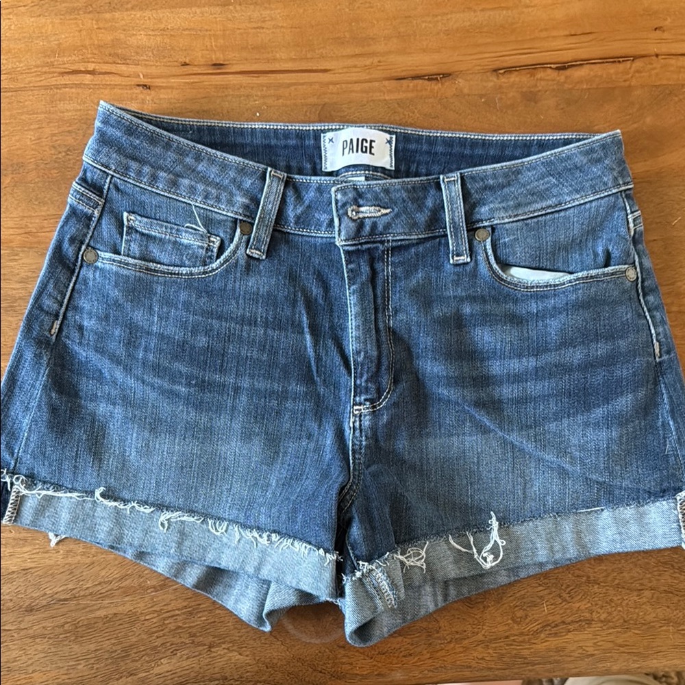Paige Women's Blue Denim Shorts
